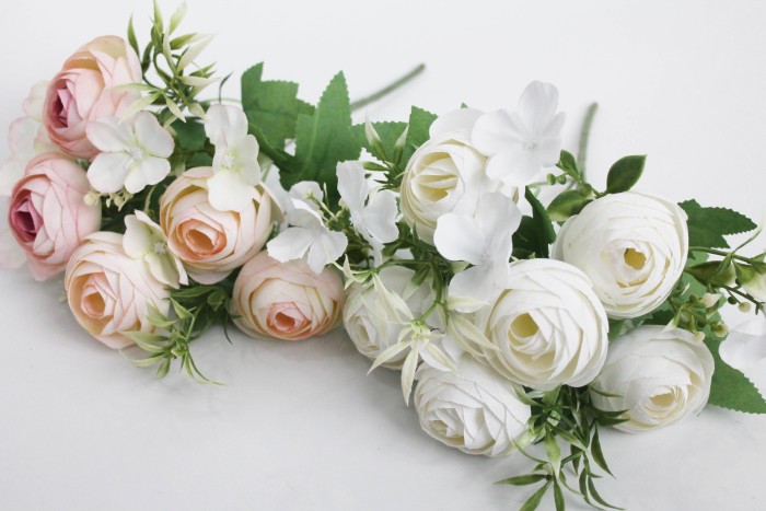 Б11973 Б/С Букет крупной евро камелии 6г.5в."Диана"29см(20шт)