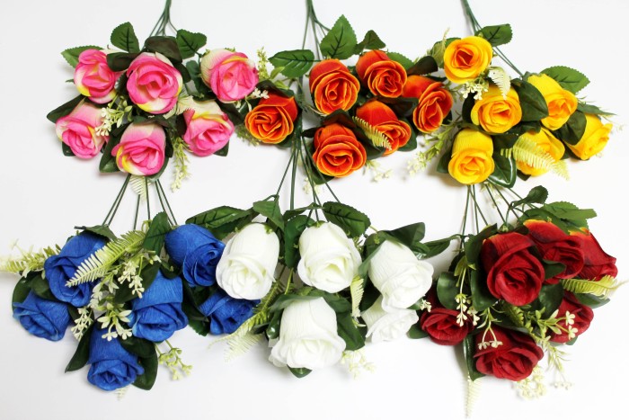 Б12254 Букет большой бутон 6гол"Альфред"41см(20микс)