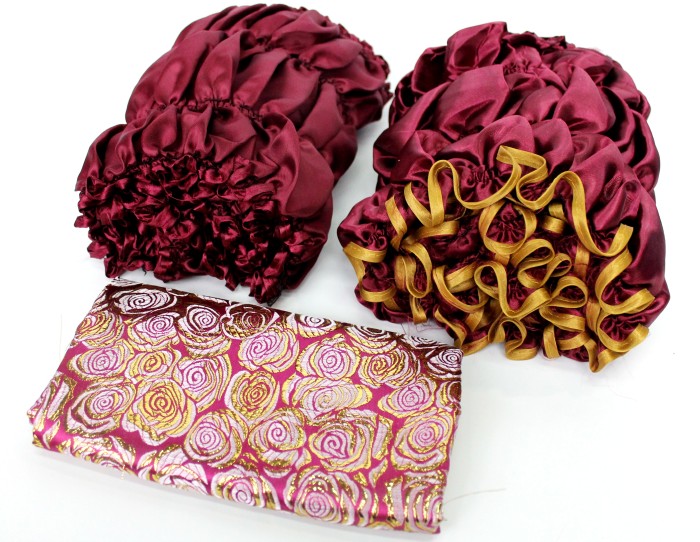 РК2705  Обтяжка атлас с золотом  парча  плотик с розами