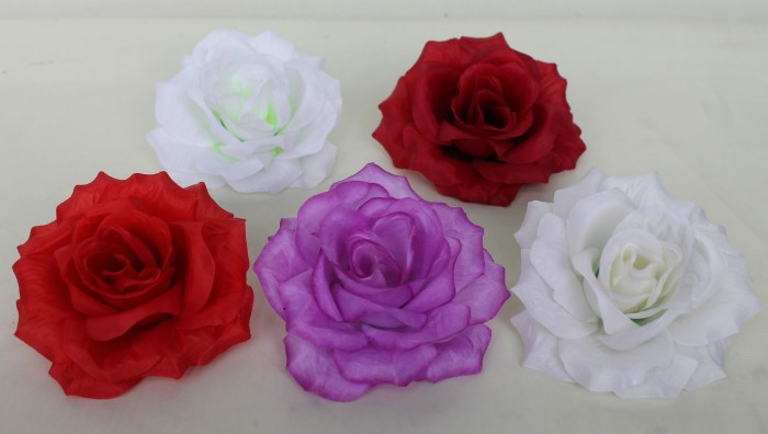 Г9364 Б/С Голова роза 14см 6 слоев хлопок"Юлия"(30/600шт)