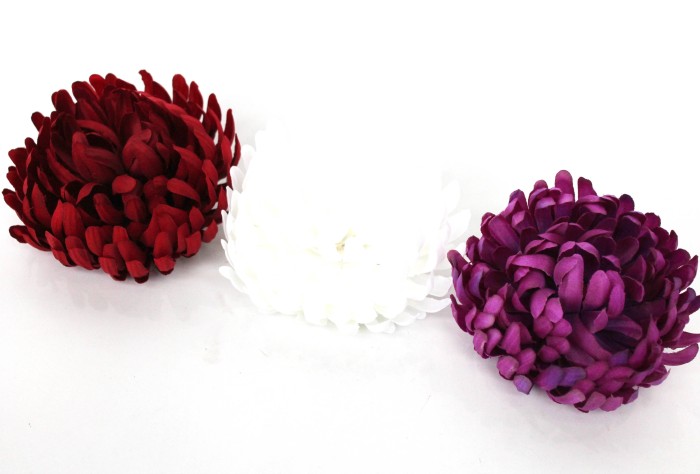 Г11975 Голова хризантема помпонная"Латина"d=13см(20шт)