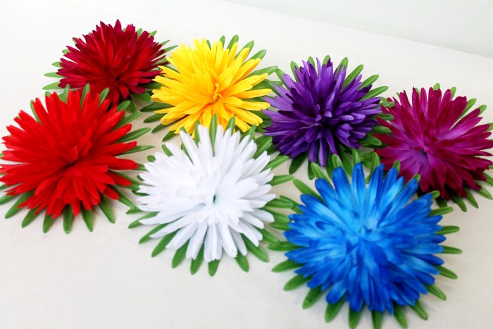 Г10771 Б/С Хризантема атл.6сл.с розетк."Факел"d=16,5см(20/300шт)