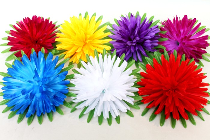 Г10771 Б/С Хризантема атл.6сл.с розетк."Факел"d=16,5см(20/300шт)