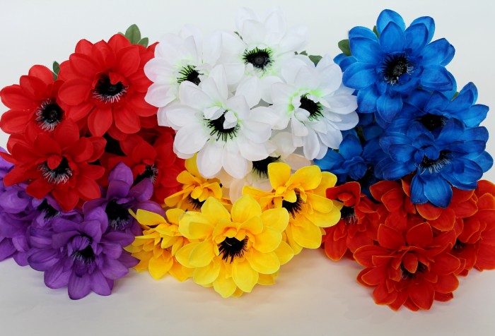 Б11565 Букет георгина"Бармалей"6г.Н49см(20микс)