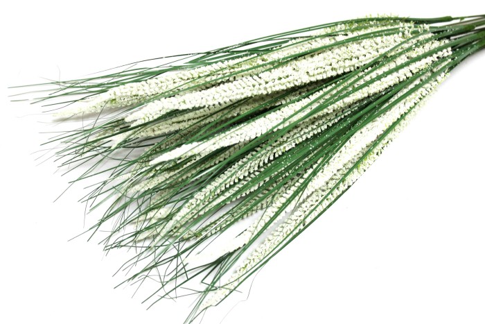 В12073 Б/С Колос 35см (с ногой 65см)длинный обсыпной с осокой(20шт)