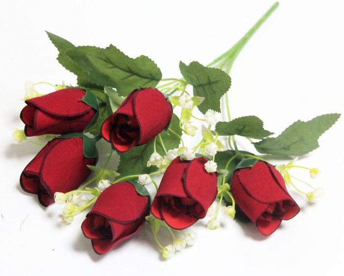 Б12183 Б/С Букет бутон барх.6гол."Дежавю"Н34см(20шт)