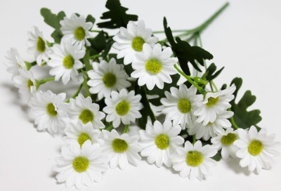 Б12260 Б/С Букет ромашка с зеленой серед.7вет.21гол.34см(20шт)