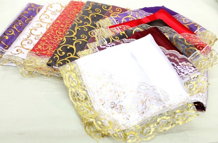 РК3825 Комплект органза с атласом и жаккардом