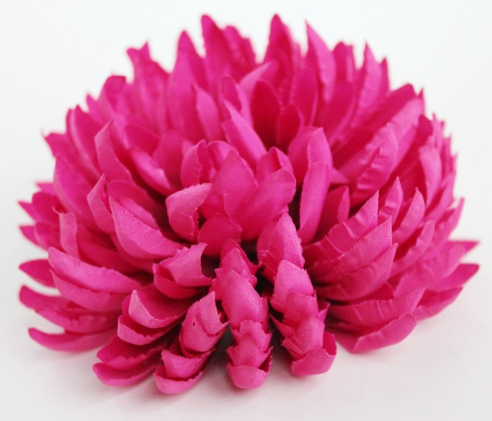Г12003 Голова помпоннная хризантема много слоев"Ангара"12см(20шт)