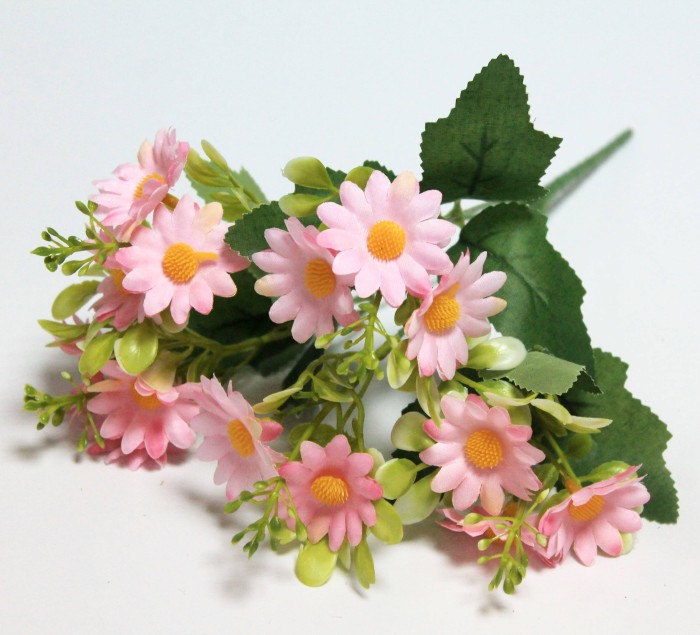 Б12184 Б/С Букет ромашки 5веток 15голов"Причуда"Н33см(40микс)