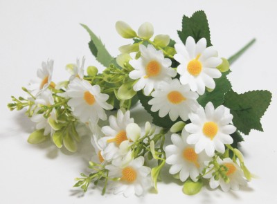 Б12184 Б/С Букет ромашки 5веток 15голов&quot;Причуда&quot;Н33см(40микс)