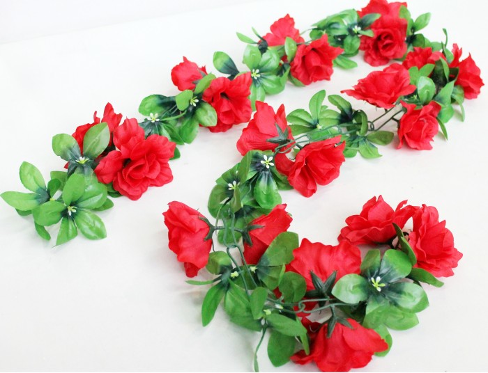 ЛЗ9611 Цепочка крупная роза Н190см(10микс)