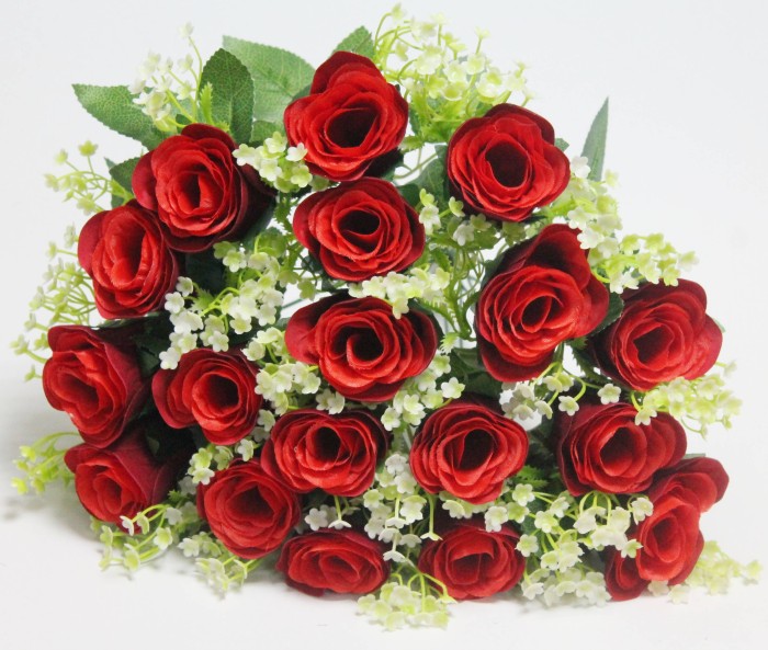 Б12185 Б/С Букет 18 барх.бутон роз с добав."Авангард"Н40см(6шт)