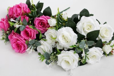 Б11988 Б/С Букет роз с добав.13в."Терезия"52см