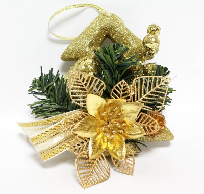 Э12110 Б/С Новогоднее украшение &quot;Елочка&quot; золото Н15см