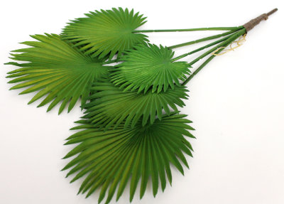 Д11491 Б/С Куст Пальмы"Вашингтония"5 листов 49см силиконовый как резина