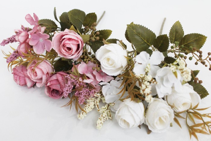 Б11914 Б/С Букет евро роз с доб."Талисман"6вет.Н32см(20шт)