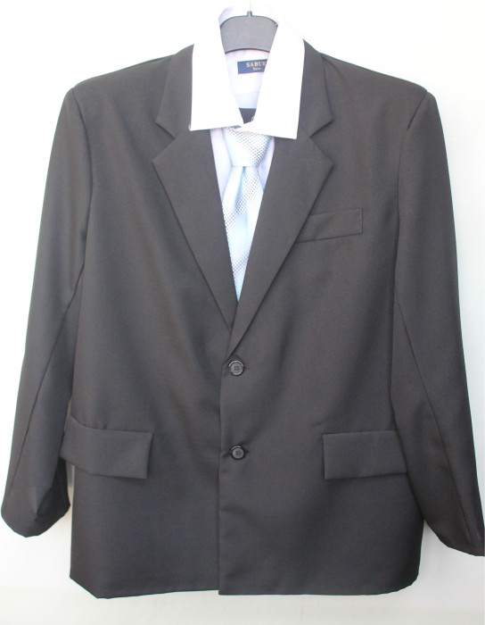 Р9962 Костюм ритуальный на подкл. 4предм.(рубаш.галстук,пидж.брюки)