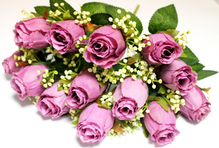 Б12272 Б/С Бук.13 полных бутонов с пижмой"Зарево"47см