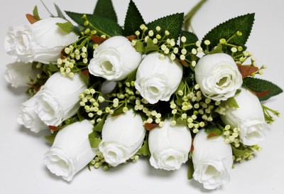 Б12272 Б/С Бук.13 полных бутонов с пижмой"Зарево"47см