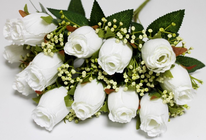 Б12272 Б/С Бук.13 полных бутонов с пижмой"Зарево"47см