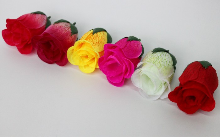 Г11351 Б/С Гол. с печатью бутон розы"Герцог"H=8см(10шт)