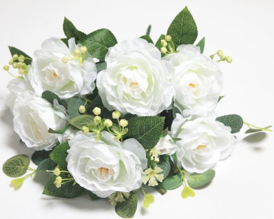 Б12193 Б/С Букет-композиция пион с эвкалиптом"Комильфо"42см