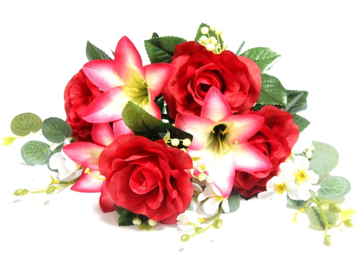 Б12195 Букет композиция с эвкалиптом 10вет.7гол."Женева"46см