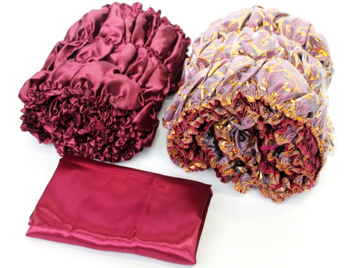 РК2740 Обтяжка атлас+органза+плотик синтепон