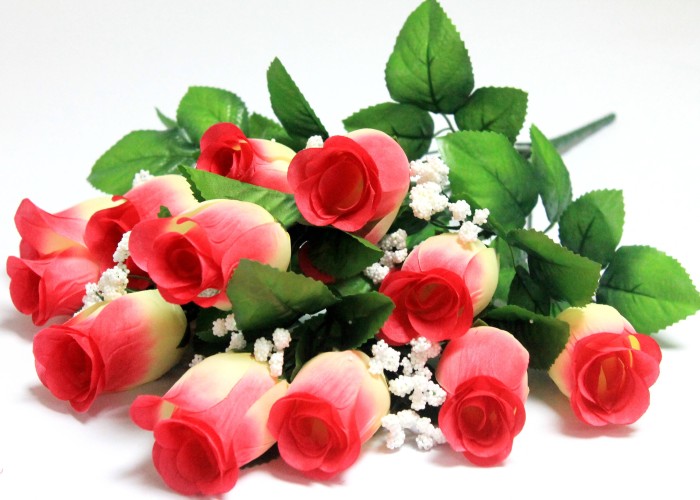 Б12196 Б/С Букет 12 больших красивых бутонов"Эталон" 54см(10шт)