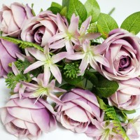 сиренево-белый