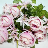 Бело-розовый