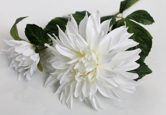 В11493 Б/С Георгин по цветам 2 объемных больших головы"Перфекшн"Н65см(9шт)