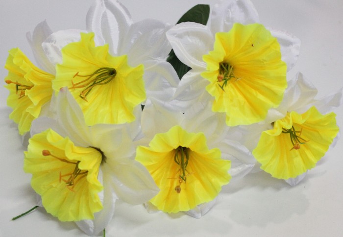 Б11594 Б/С Букет 6 голов нарцисс"Лукоморье"38см(40микс)