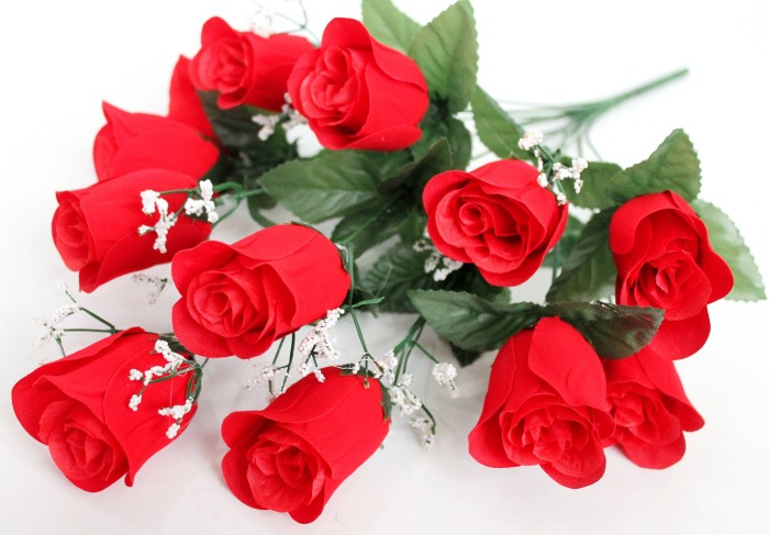 Б11919 Б/С Букет бархатн.2 цвета 12 больших бут."Рондо"52см(10шт)