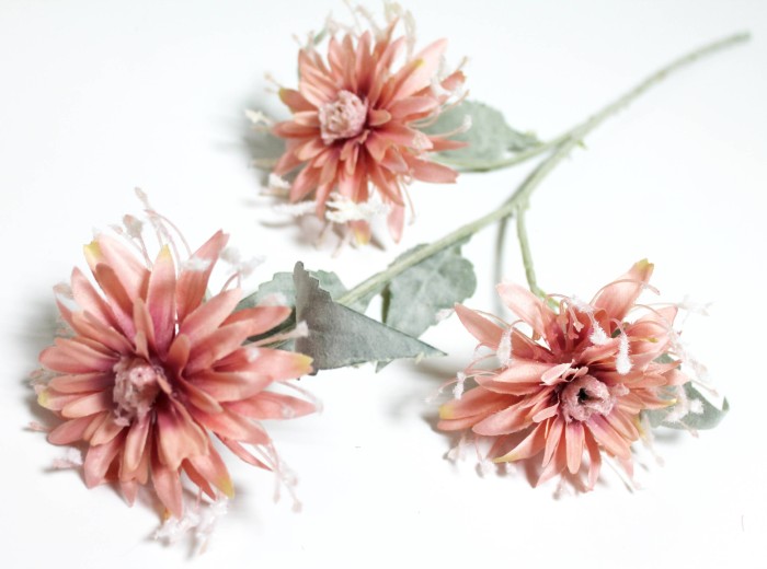 В12124 Б/С Ветка хризантемы корейская Н65см(5шт)