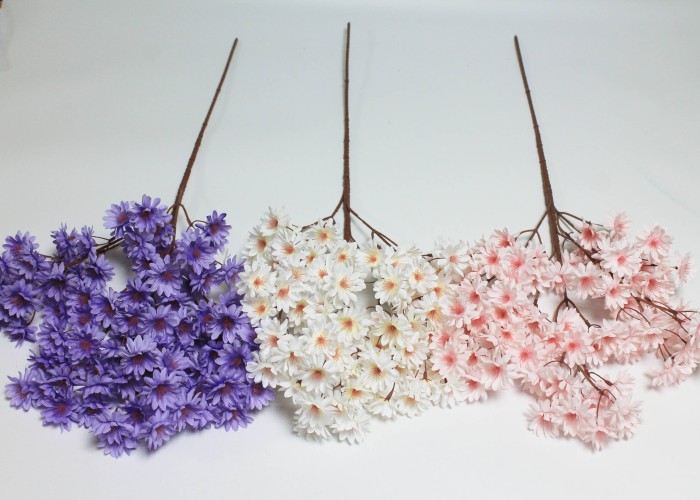 В12125 Б/С Ветка японская слива цветущая Н77см(5шт)