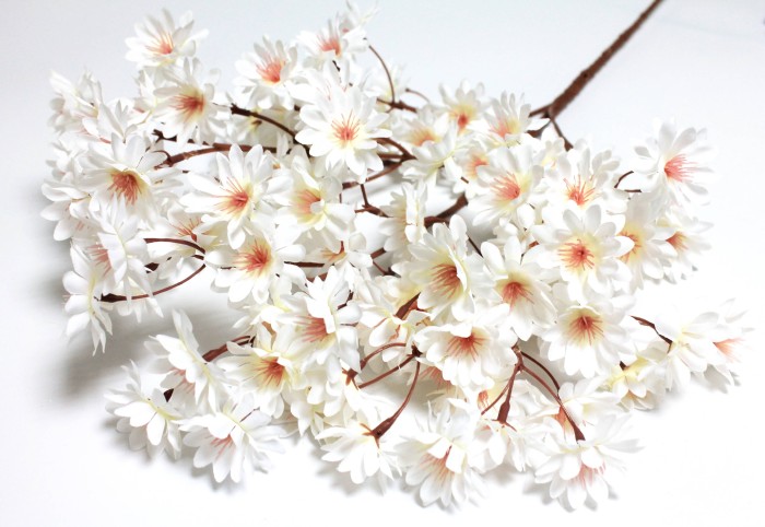 В12125 Б/С Ветка японская слива цветущая Н77см(5шт)