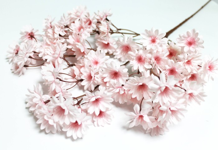 В12125 Б/С Ветка японская слива цветущая Н77см(5шт)