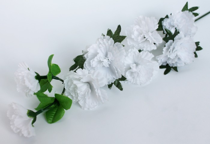 В988 Б/С Вет.крупная голова гвоздики каскад 55см(10шт)