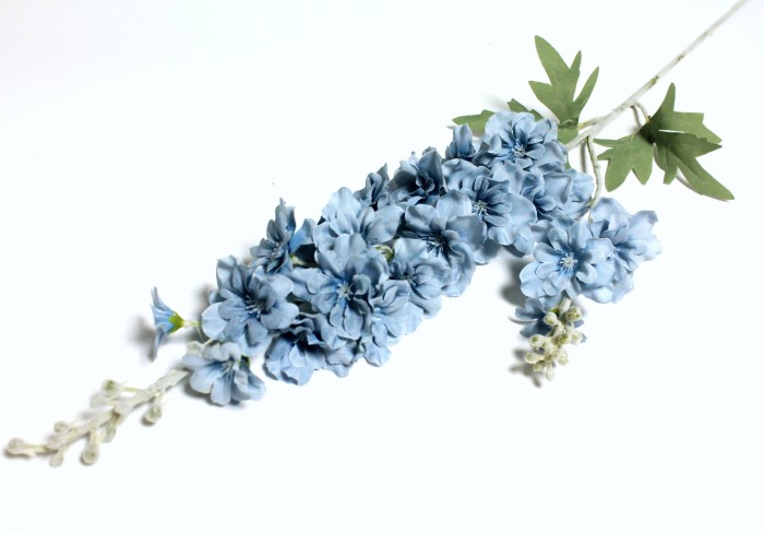 В12126 Б/С Ветка дельфиниум"Мун Лайт"Н86см(5шт)