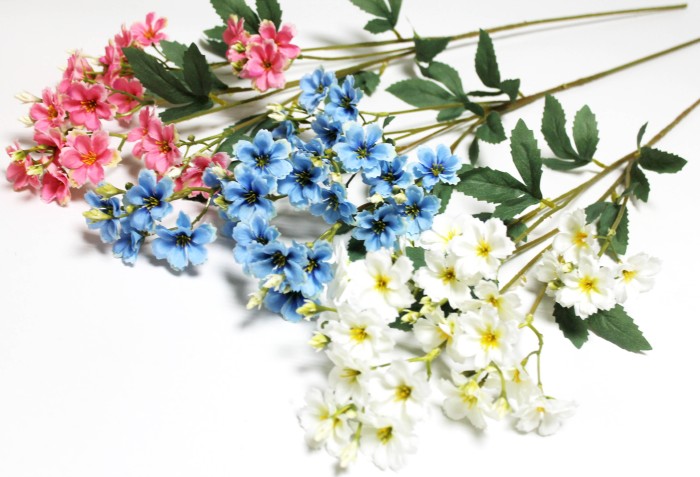 В12277 Б/С Ветка жасмин(чубушник) 24 цветка 2слоя 86см