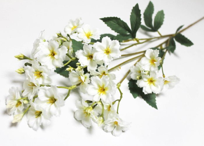 В12277 Б/С Ветка жасмин(чубушник) 24 цветка 2слоя 86см