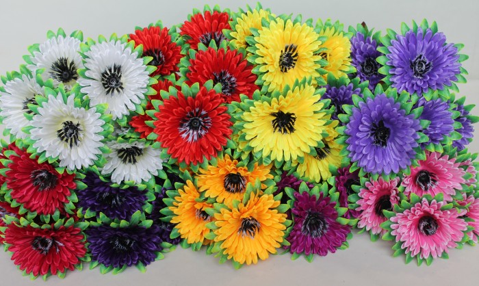 Б11199 Б/С Бук.крупн.гербера в роз.7г."Адамас"Н50см(20микс)