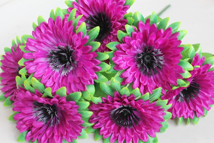 Б11199 Б/С Бук.крупн.гербера в роз.7г."Адамас"Н50см(20микс)