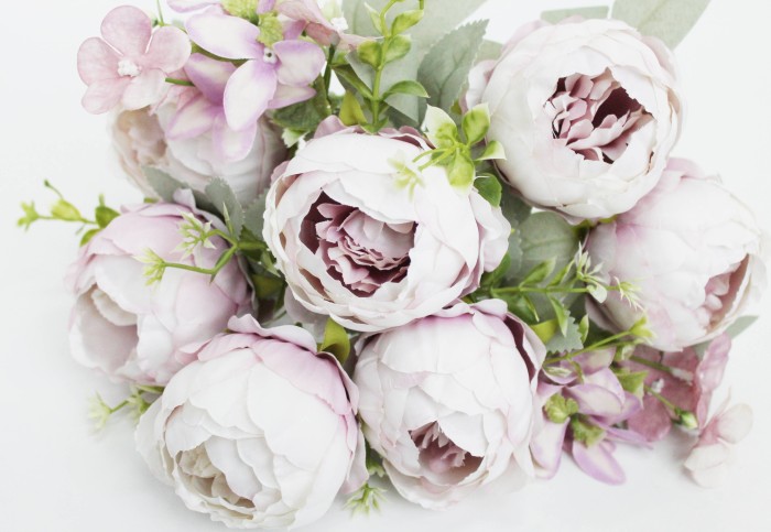 Б11705 Б/С Букет пион 7гол.и 2 гортезии"Лорд"Н46см(6шт)