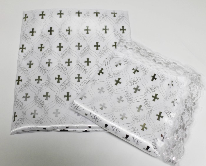 Р7146 Комплект атлас.с круж.(принт-кресты)