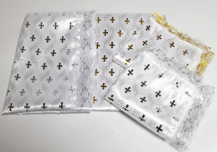 Р7146 Комплект атлас.с круж.(принт-кресты)