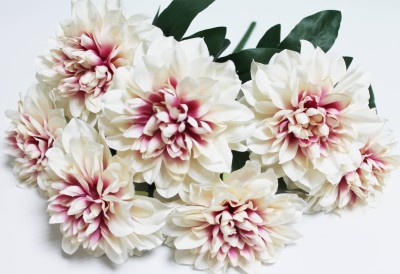 Б12129 Б/С Букет георгин 7крупн.гол.&quot;Ванкувер&quot;Н42см(4шт)