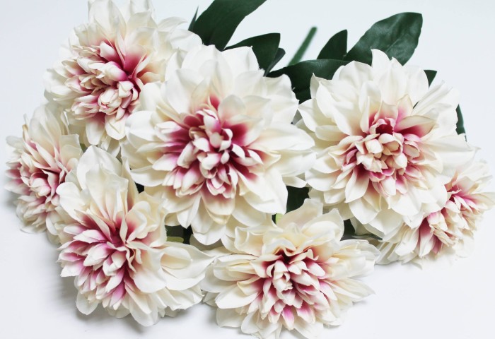 Б12129 Б/С Букет георгин 7крупн.гол."Ванкувер"Н42см(4шт)